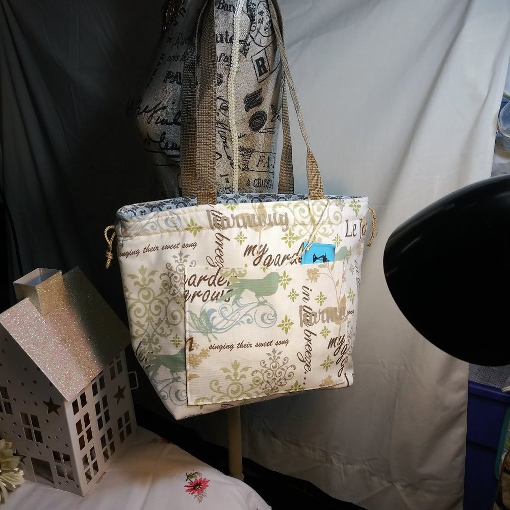 316 jeaniemade Birds Singing Their Sweet Song Bag